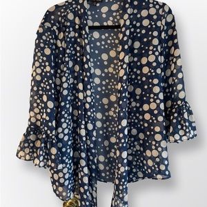 Slinky light see-through blazer, size small